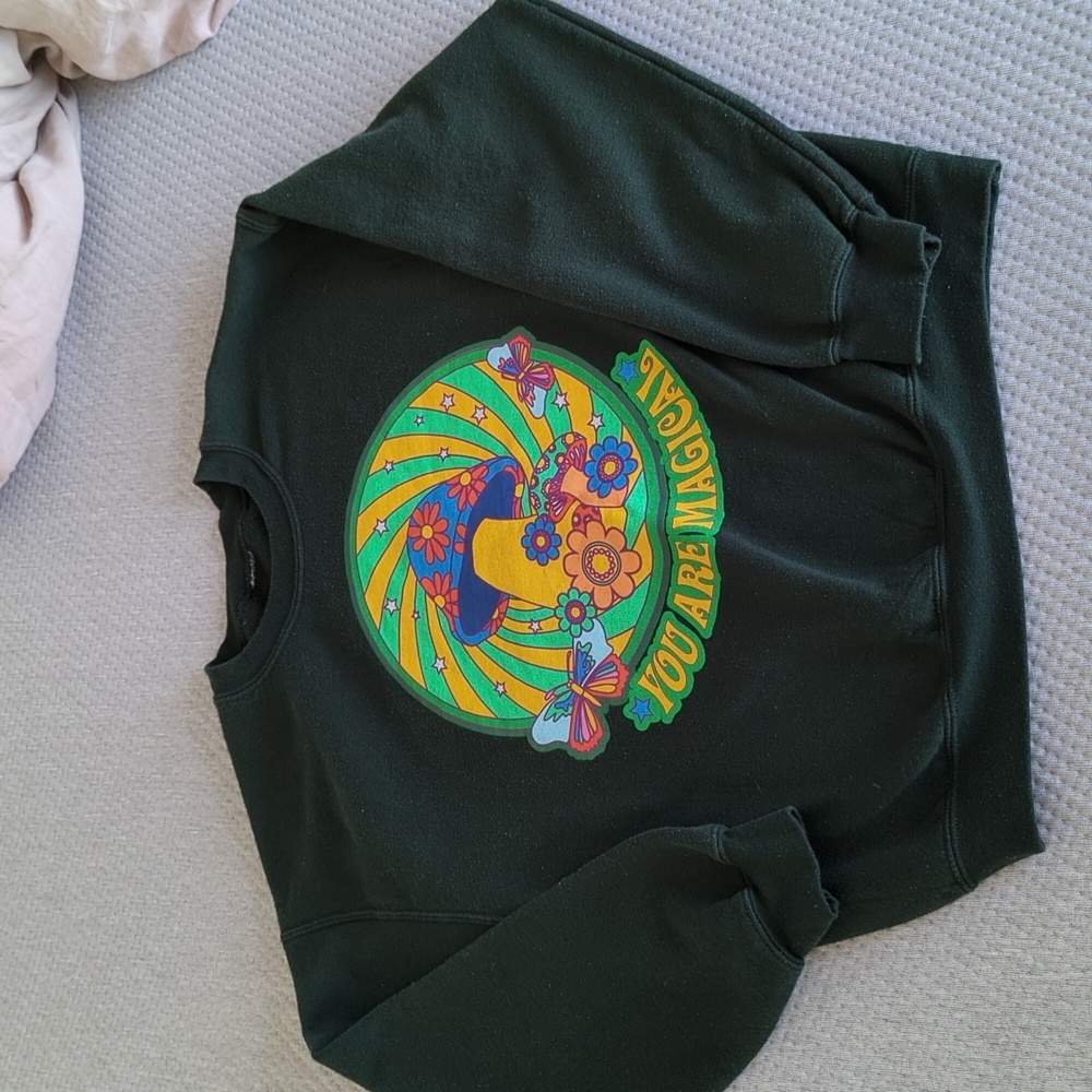 Magical Rainbow Mushroom sweatshirt - Picture 1 of 4